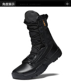 Men's Military Tactical Boots | Outdoor Combat Desert Boots | Slip-Resistant Hiking Work Boots | 31006