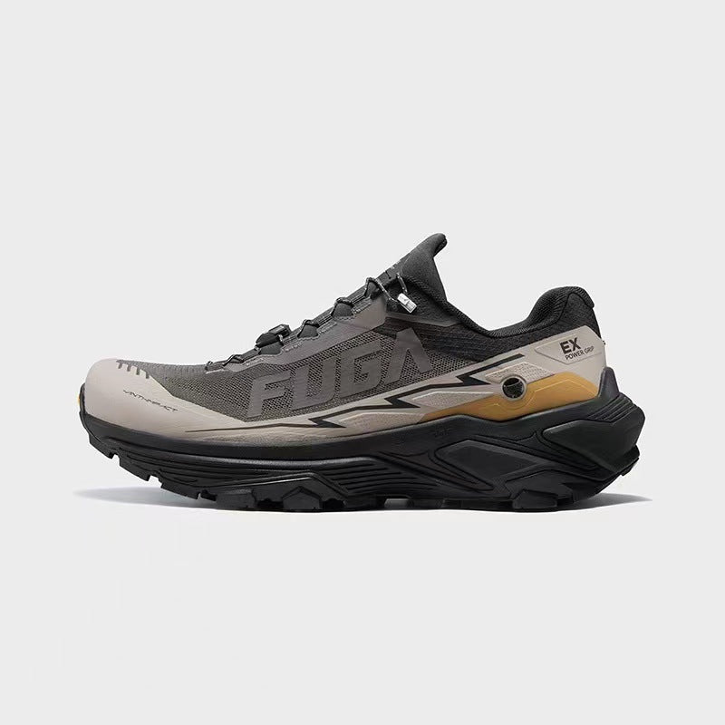 FUGA EX3 Trail Running Shoes Vibram Megagrip Outsole Breathable Water-Resistant Men's Hiking & Trail Runners Trainers