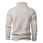 Herren Fleece Pullover Sweatshirts | Herbst-Winter 2025 Europa Mode | Half-Zip Stehkragen Tops | HD08 
