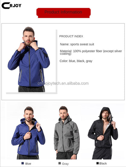 Premium Quality Men's Sweat Suits Gym Workout Sauna Suits Weight Fat Loss Sweaty Suit Sweat Pants Quick-Drying Heavy Duty Suits | A188