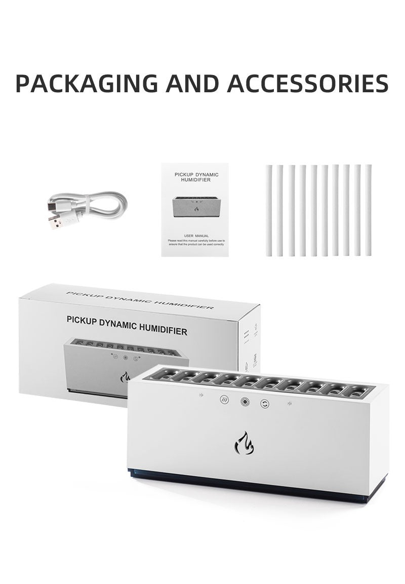 Neues Design 10 Düsen Luftbefeuchter &amp; Aroma Diffusor Dynamische Sound Pickup USB H2O ätherisches Öl Luftbefeuchter | KJR-273 