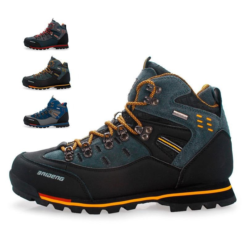 Hochwertige Wanderstiefel, rutschfest, atmungsaktiv, zum Schnüren, hohe Stiefel für Outdoor-Klettern und Trekking | 8037