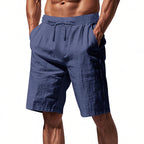 Leichte Strandshorts aus Leinenmischung für Herren – Relaxed Fit 5-Zoll-Freizeitshorts | WW-2 