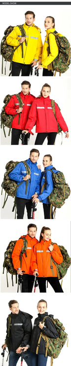 Reflektierende Winter-Sicherheitsjacke für Herren – warm, atmungsaktiv, wasserdicht für Arbeit &amp; Outdoor | H2828 