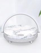 4-in-1-Nachttischlampe mit kabellosem Ladegerät, dimmbarem LED-Bluetooth-Lautsprecher, Telefonhalter und Nachtlicht als Geschenk | Ezvalo 