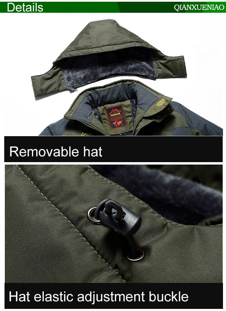 Herren Winter Skijacke Outdoor Wandern Snowboarden Camping Warme Fleece Heizung Windbreaker Jacke | 828