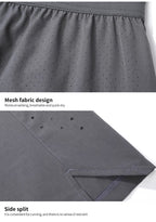 Herren Laufshorts Reißverschlusstaschen Seitlich geteilte Workout Atmungsaktive Gym Shorts | K04 