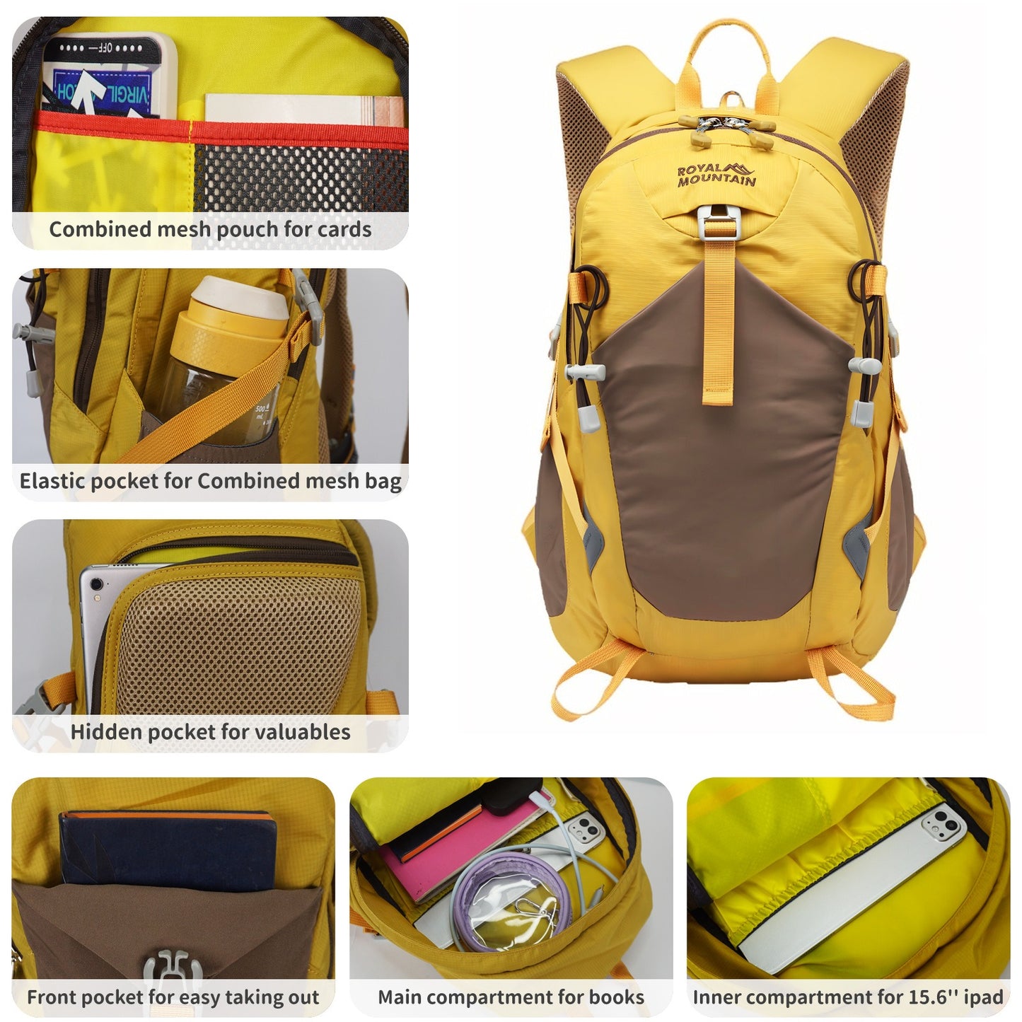 Royal Mountain 30L Wanderrucksack – Leichter wasserdichter Tagesrucksack UK | 1782A 