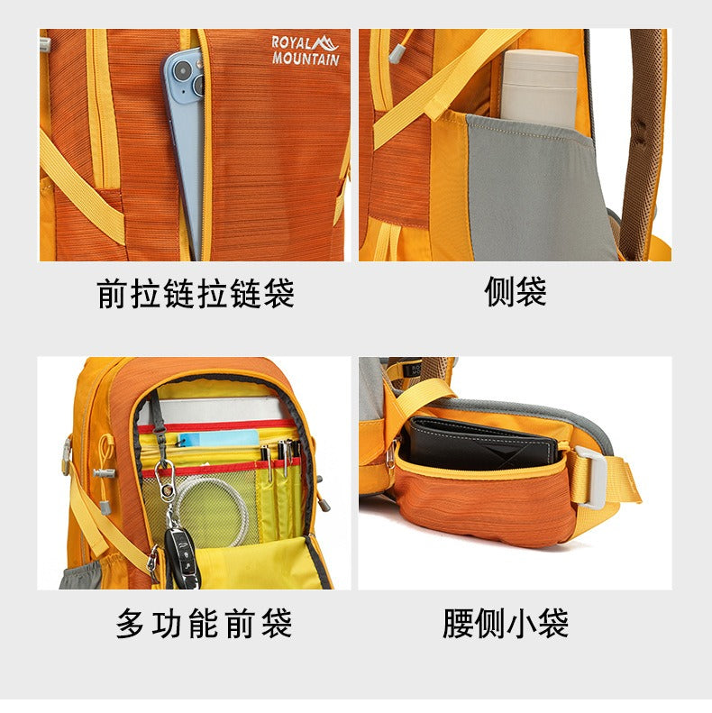 Royal Mountain 40L Wanderrucksack – Wasserdichter Outdoor-Reise- &amp; Fahrradrucksack mit Rückenstütze | 1787 