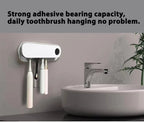UVC-Zahnbürstensterilisator, wandmontierter Familienhalter mit USB-Ladefunktion und Ventilatortrocknung | SR-M4 