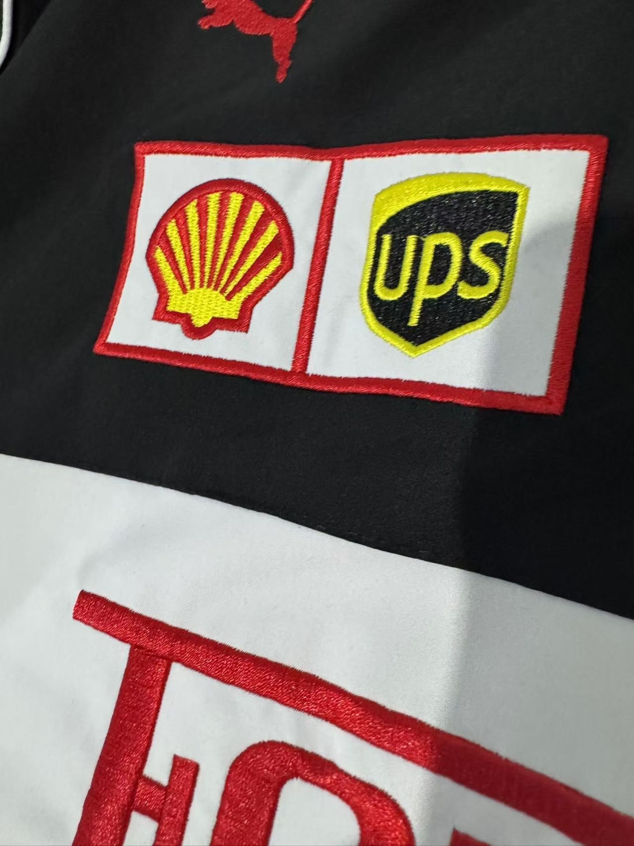 F1 Ferrari bestickte Rennanzugjacke im Retro-Stil, Motorradjacke für Frühling und Herbst | AL776286320703 