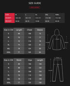 Hochwertiger Saunaanzug für Herren, Saunajacke, Hose, Trainingsanzüge fürs Fitnessstudio | TC2882 