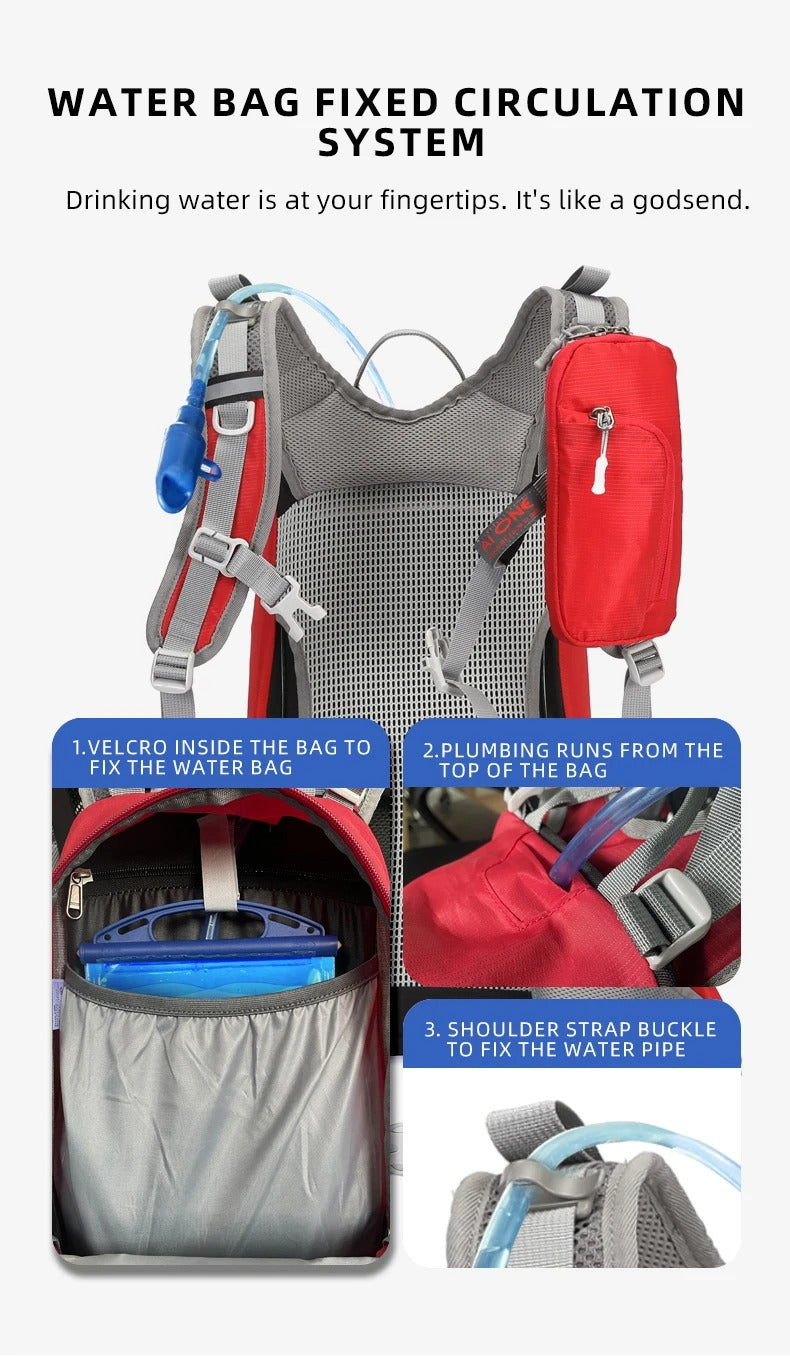 Kleiner, vielseitiger All-in-One-Rucksack für Männer und Frauen zum Wandern, 25 l | KA-2353 