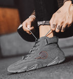 Flache kurze Herrenstiefel, Modetrend, Outdoor, echte, lässige Martin-Stiefeletten | 88377 