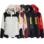 Unisex Wintersport Wandern Bergfüllung Baumwolle Polarfleece Drei-in-Eins Outdoor Wanderjacke | 