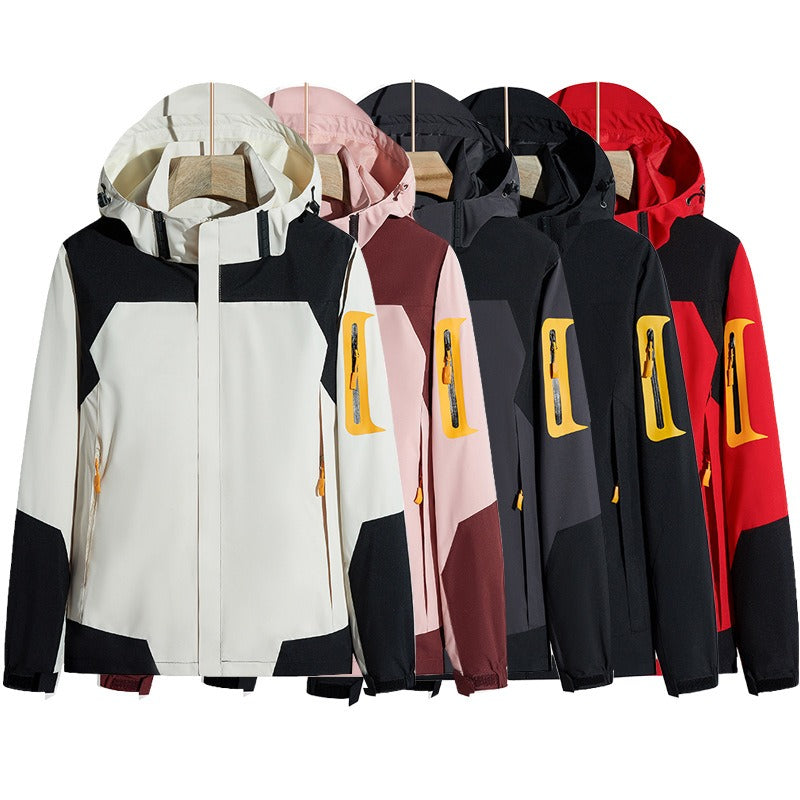 Unisex Wintersport Wandern Bergfüllung Baumwolle Polarfleece Drei-in-Eins Outdoor Wanderjacke | 