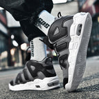 Herren Sneakers Leder Air Cushion Basketballschuhe
