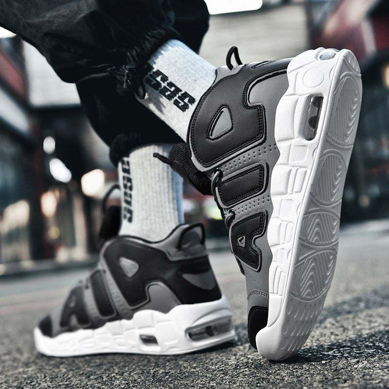 Herren Sneakers Leder Air Cushion Basketballschuhe