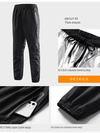 Herren Laufpullover Zweiteiliges Set Gewichtsverlust Kontrolle Körperfett Sauna Schwitzanzug | YJ9681 