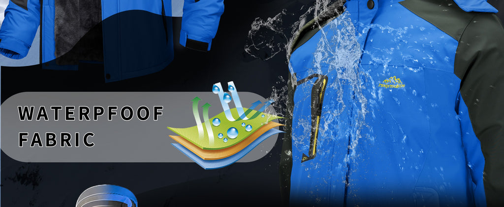 Hochwertige warme Herrenjacke mit Fleecefutter, wasserdicht, mit Kapuze und durchgehendem Reißverschluss
 | TJ153D 