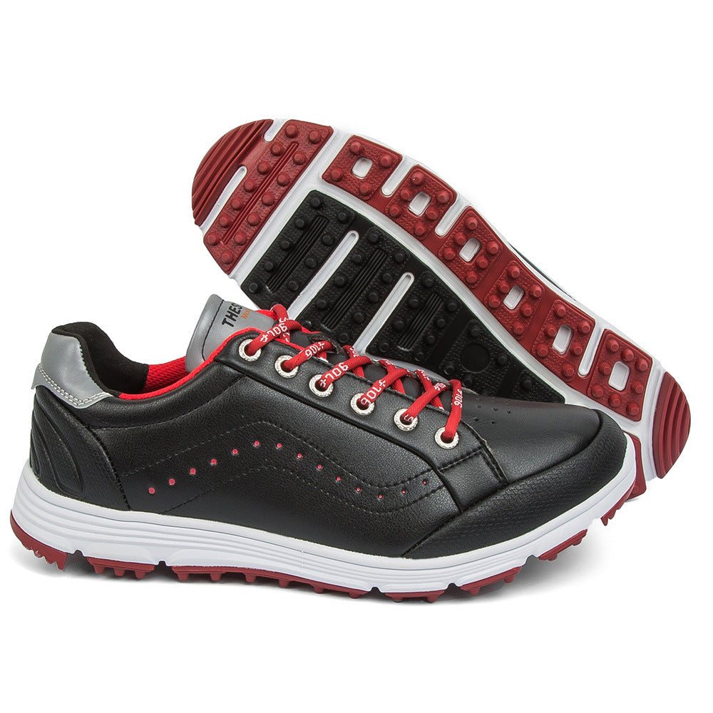 THESTRON Men's Spikeless Golf Shoes Big Size Training & Casual Golf Sneakers All-Season Breathable Footwear | 718