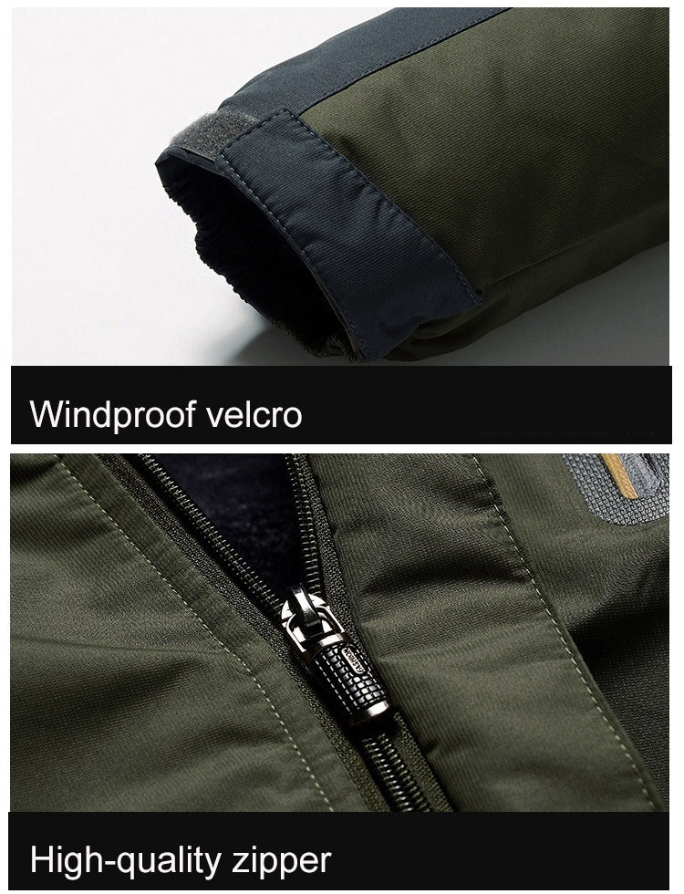 Herren Winter Skijacke Outdoor Wandern Snowboarden Camping Warme Fleece Heizung Windbreaker Jacke | 828