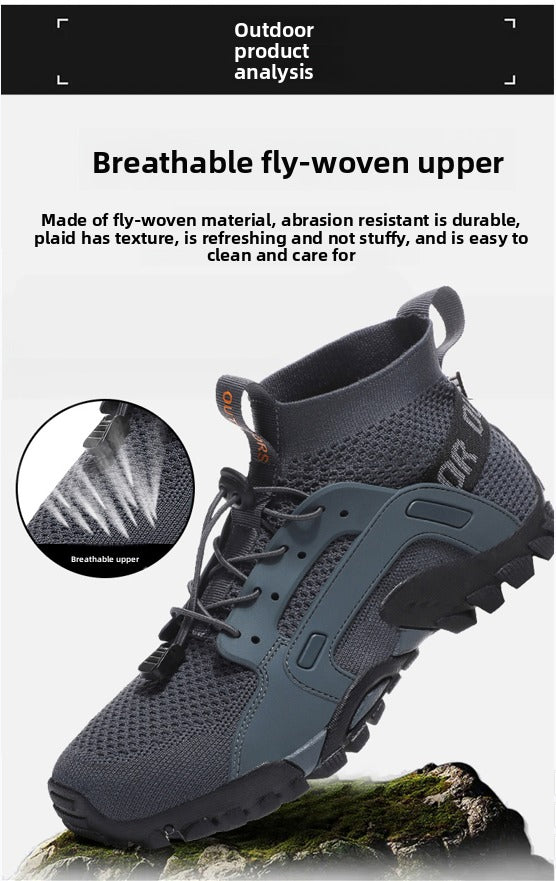 Men's Lightweight Backpack Running Shoes Factory Price Water Shoes for Outdoor Mountaineering Hiking Shoes | DC-W25