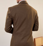 Hochwertiger italienischer zweireihiger Herrenanzug mit Reverskragen, leger, formell, 2-teilig, Anzugjacke und Hose | JSN692 
