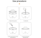 Lava Cracked Volcano Diffusor für ätherische Öle, Quallenspray, Simulation von Feuer und Flammeneffekt, Luftbefeuchter, Heimdiffusor | V21b pro 