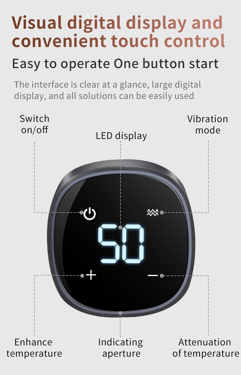Beheizte Kniebandage, kabelloses Kniemassagegerät mit Wärme und Vibration zur Schmerzlinderung bei Arthritis, Bein- und Kniemassagegerät | YC-906B 