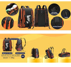 Großer Fitness- und Sportrucksack – Perfekt für Pickleball, Tennis, Camping und Wandern | 61-P2439 