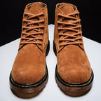 Britische Retro-Lederstiefeletten für Herren, modische Thermo-Outdoor-Schuhe | 8916 