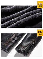 Winterlederjacke aus Europa und den USA, verdicktes Kunstpelz, Plüsch, Wärme, Retro-Simulation, Lederstrukturjacke | KH-209 