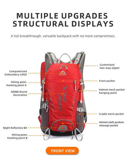 Unisex Small All-in-One Versatile Bag pack For Men & Women Hiking 25L| KA-2353