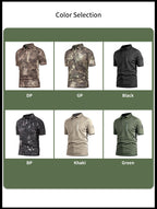Combat Quick-Dry Tactical Polo Atmungsaktives Kurzarm-Sommershirt für Outdoor-Aktivitäten |
