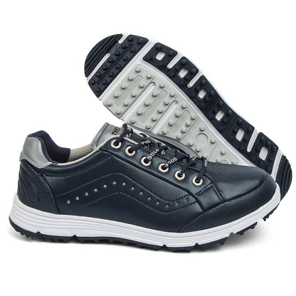 THESTRON Men's Spikeless Golf Shoes Big Size Training & Casual Golf Sneakers All-Season Breathable Footwear | 718