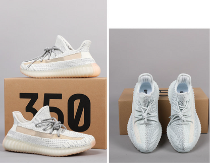 Unisex Premium Flyknit Laufschuhe – Komfort-Sneaker für alle Jahreszeiten | Leicht &amp; Atmungsaktiv | 350