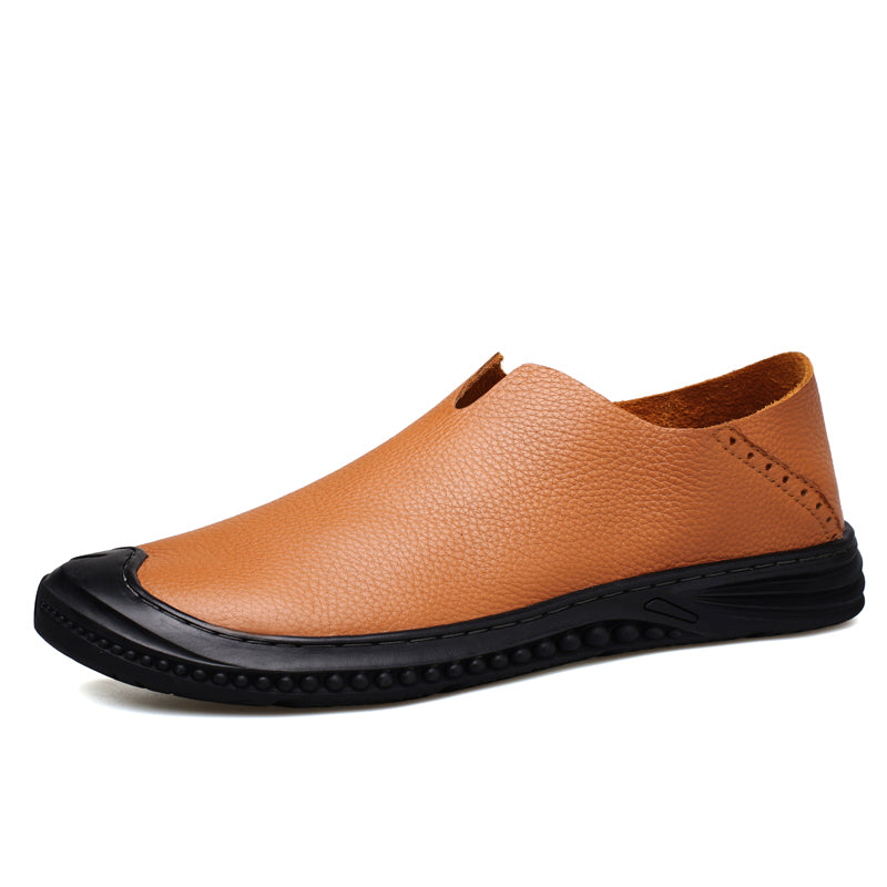 Mocassini da uomo, scarpe casual da passeggio, mocassini slip-on in pelle | 2219 