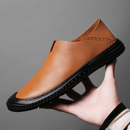 Mocassini da uomo, scarpe casual da passeggio, mocassini slip-on in pelle | 2219 