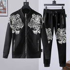 Herren Winter Stehkragen Freizeitanzug Reißverschluss Trendy Hot Diamond 3D Modeanzug | 895 