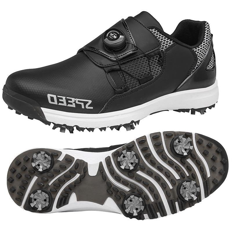 Hochwertige BOA-Golfschuhe, wasserdichte Golf-Turnschuhe mit Spikes | 666A