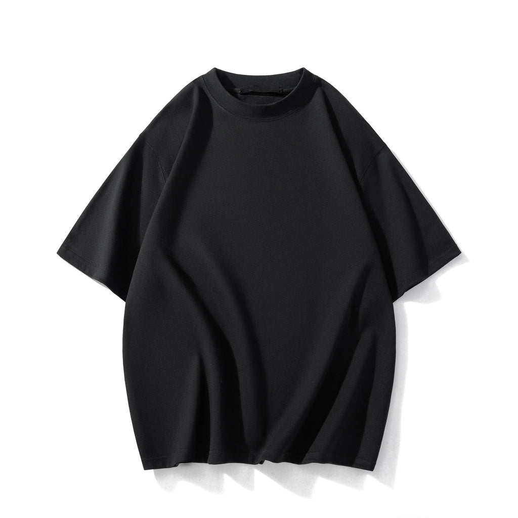 Schweres Baumwoll-T-Shirt für Herren – Sommerliche, lässige, lockere Passform, einfarbig, kurze Ärmel | BT1014 