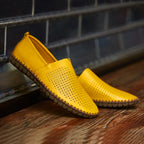 Handgefertigte Freizeitschuhe aus echtem Leder für Herren – Übergrößen 38–50 | Wahlweise mit atmungsaktivem oder festem Obermaterial | 955-1 