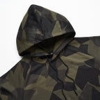 Herren Camouflage Trainingsanzug Locker Camouflage Kapuzen-Jogginghose Zweiteiliges Set | LK68 