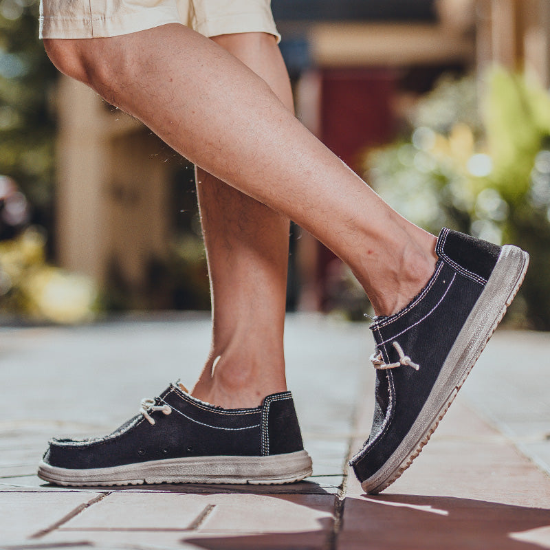 Atmungsaktive Herren-Sommer-Sneaker zum Schnüren | Leichte Low-Top-Freizeitschuhe | 8803 