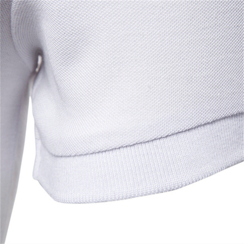 Men's Fashion Casual Plain Color Short Sleeve High Quality Slim Polo T Shirt | PL05