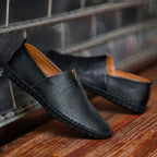 Handgefertigte Freizeitschuhe aus echtem Leder für Herren – Übergrößen 38–50 | Wahlweise mit atmungsaktivem oder festem Obermaterial | 955-1 