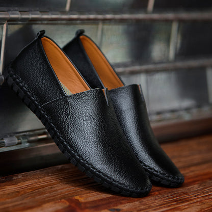 Handgefertigte Gommino Penny Loafer für Herren – Leichte Leder-Fahrerschuhe | Lässige Slip-On-Flats | 955 