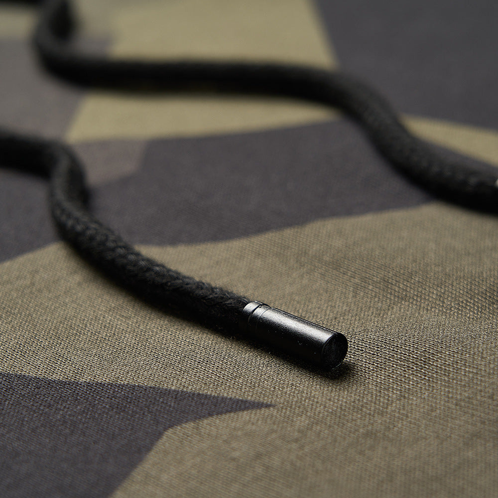 Herren Camouflage Trainingsanzug Locker Camouflage Kapuzen-Jogginghose Zweiteiliges Set | LK68 