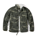 Weiche Premium-Fleecejacke für Herren – Winddichter Camouflage-Outdoor-Mantel mit dickem Plüsch-Innenfutter für ultimative Wärme | 318 